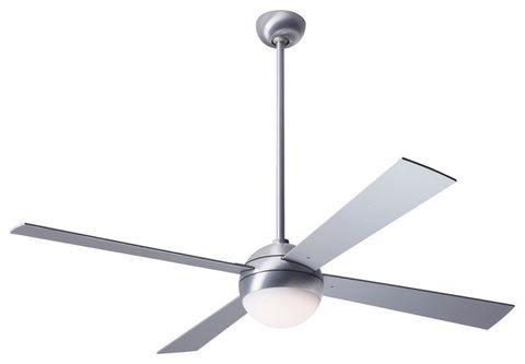 Ball 20W Led Fan, Brushed Aluminum, 42" Aluminum Blades, 52" Blades ... intended for Modern Outdoor Ceiling Fan Aluminum Blades